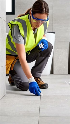 Setting Tile Leveling Clips | Professional Work