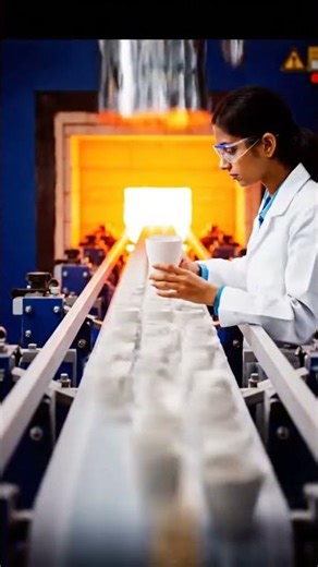 Cups making from start to finish ☕