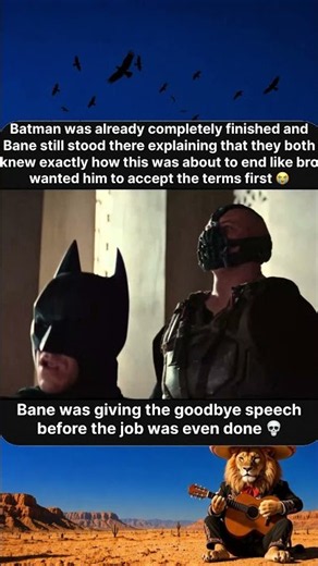 Bane Gave Batman the Goodbye Speech BEFORE Killing Him 💀 | The Dark Knight Rises