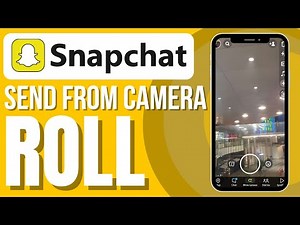 How To Send Snaps From Camera Roll As A Normal Snap Without Media Upload
