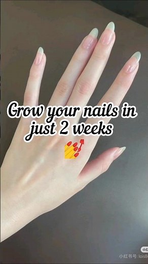 how to grow your nails in just 2 weeks 💅 #k_beauty #skincare #selfcare #nailcare