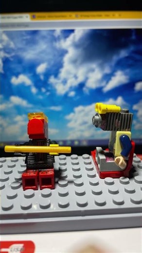 Lego: he’s working hard