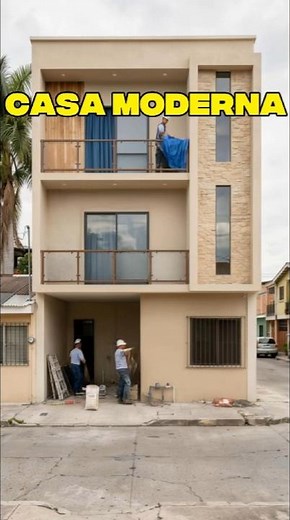 Proceso constructivo de una casa moderna de 3 niveles #ias #casa #home #arquitectura