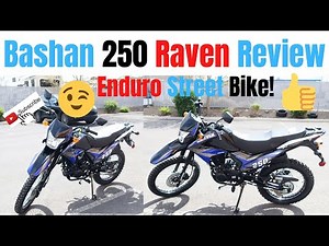 Vitacci Bashan 250 Raven Enduro Motorcycle Review In Blue