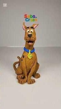 Scooby-Doo in clay.