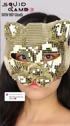 Squid Game 3 - VIP Mask #squidgame #diy #papercraft #cute #craft #diycrafts #crafts #paper #asmr