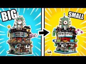 BIG vs SMALL Ninjago City!
