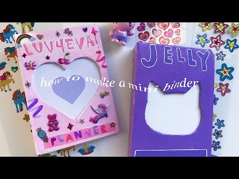 🌙 how to make a mini binder (inspired by collect books)