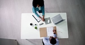 Business Job Recruitment. HR Recruit Banner. Interview Agreement