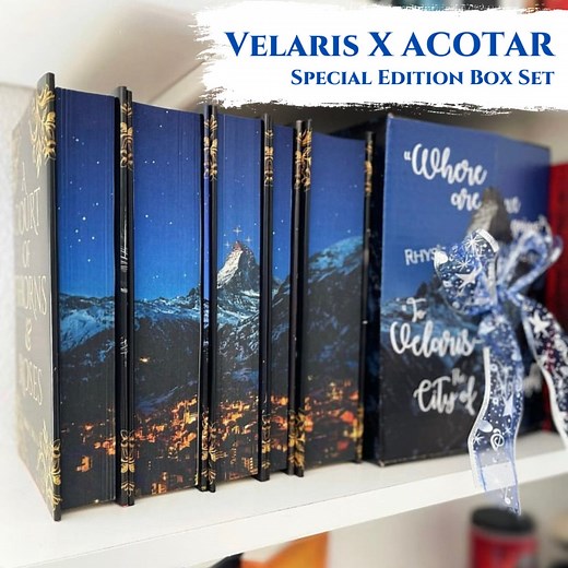 ACOTAR Velaris Special Edition Book Set | A Court of Thorns and Roses, ACOTAR Books, ACOTAR Merch | Officially Licensed by Sarah J. Maas - Etsy Australia