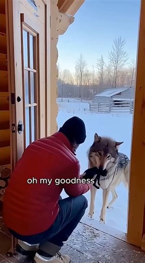 Nature took life of Mama Wolf😢 Male wolf crying for help😱. #humanity #help #wildlife #animals #sad