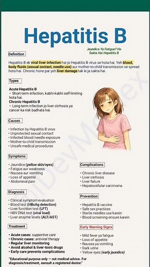 🚑⚕️💊🏥💉🧪HEPATITIS B EXPLAINED | CAUSES, SYMPTOMS, TREATMENT & PREVENTION | FULL MEDICAL GUIDE #video
