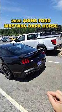Handling package is LEGIT on the 2026 Akins Ford Mustang Dark Horse!