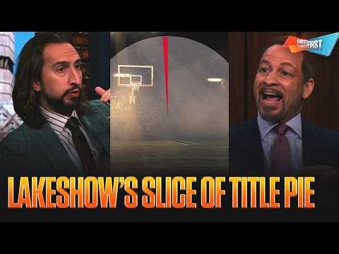 Luka, Lakers earn a nice slice of NBA Title Pie 👀 OKC, Knicks' slices increase | FIRST THINGS FIRST