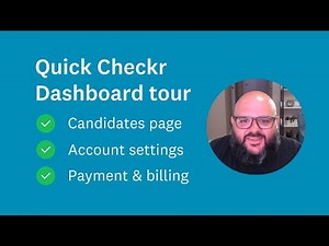 Checkr Dashboard Tour: Candidates, Settings, Billing