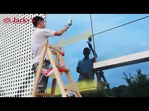Explore how K3 facade cleaning robot clean high-rise building