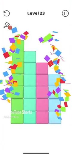 Stack Blocks 3D Level 21 22 23 24 25