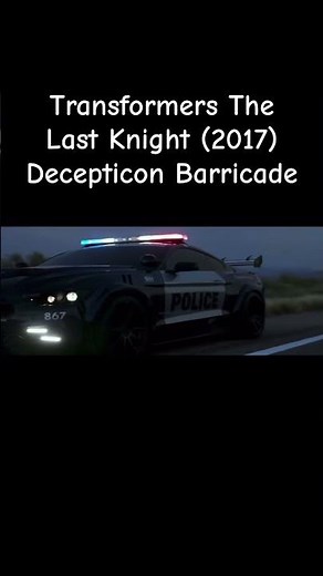 Transformers The Last Knight (2017) Decepticon Barricade #scarsymmetry #transformers #fordmustang