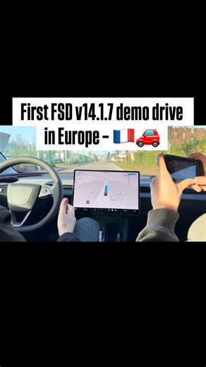 First FSD v14.1.7 demo drive in Europe – in a Tesla Model 3 in Strasbourg, France. 🇫🇷🚗 Check out the video and ride along with us through the streets of Strasbourg as FSD v14.1.7 does its thing. #Tesla #FSD #FSDbeta #FSDv14 #Model3 #Strasbourg #France #TeslaEurope #Autopilot #FullSelfDriving #DemoDrive #EV #ElectricVehicle #TechDemo | DriveGreen LiveGreen