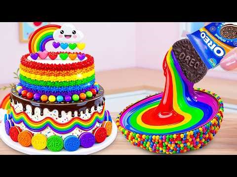 Perfectly Mini Tiny Cake Wavy Style 🍰 Creative Cakes Decorating Ideas 🌴 How To Cake