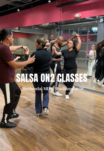 Salsa On2 classes in Washington DC, and Bethesda 🔥 If you’ve been looking for consistent Salsa On2 classes in the DMV, this is your sign! Our Tier III Salsa On2 Social Patterns classes are designed for dancers who already know their basics and are ready to sharpen their timing, control, and partner work on the social floor. This is about cleaner transitions. Stronger connection. And actually feeling confident dancing On2 at socials. 📍 DC – Mondays 6:30–7:30PM with Trevor Salsa with Silvia DC �