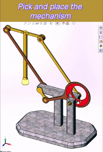 Pick and place the mechanism
