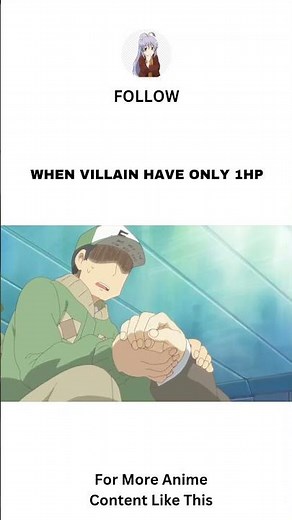 Main Villain Had Only 1Hp #anime #nichijou