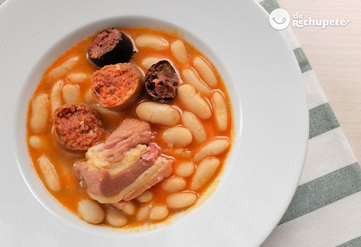 Fabada asturiana. Receta tradicional paso a paso - De Rechupete