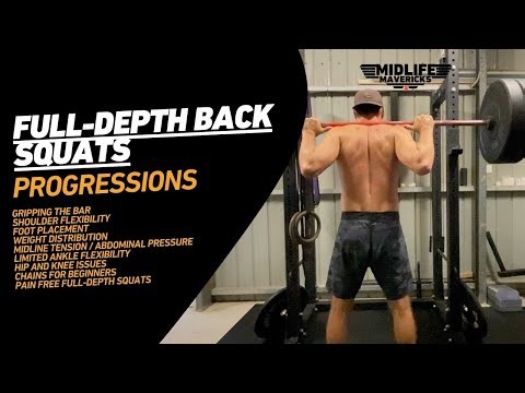 Deep Back Squat Progressions |Unlocking Your Full-Depth Back Squat: Proven Progression Techniques.