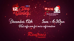 WSFA 12's Day of Giving is this Friday at Renfroe's Eastchase! | Renfroe's Market