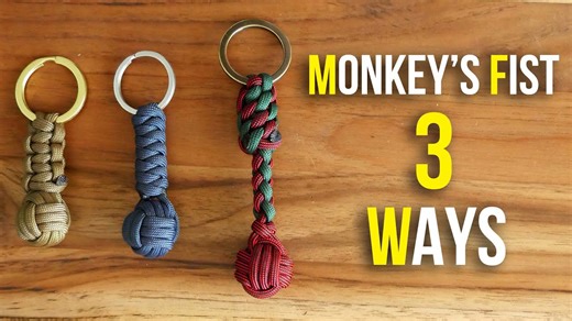 3 Creative Ways to Finish a Monkey’s Fist Keychain