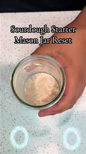 Sourdough Starter Reset ✨#sourdough #sourdoughstarter #sourdoughforbeginners