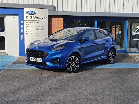 Walk around video of our Ford Puma ST Line in Desert Island Blue