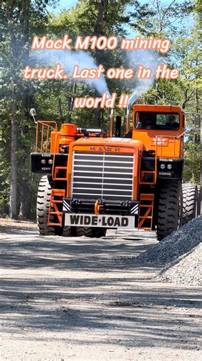 1970 Mack M100 mining truck. The last one left in the world! 1000Hp 12 cyl Detroit #mack #truck