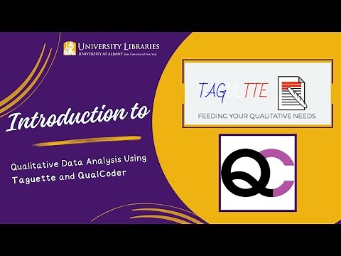 Introduction to Qualitative Data Analysis Using Taguette and QualCoder