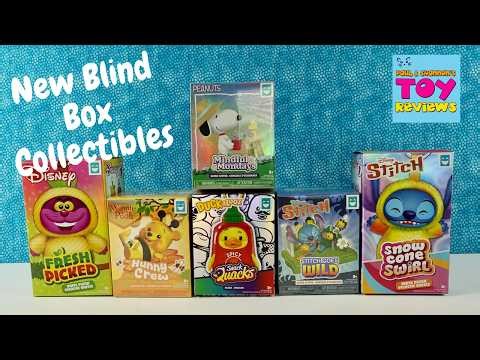 Happy Haul Blind Box Disney Figure Unboxing Review Stitch Peanuts