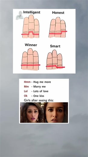 You know this winner hand three finger markings looks like this while intelligent have different 😂🤣