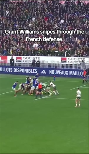 Grant Williams Breaks Through French Defense in Rugby