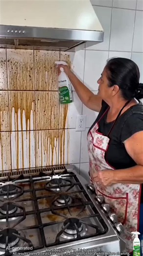 Kitchen Spray Cleaner & Degreaser for Counters and Ovens