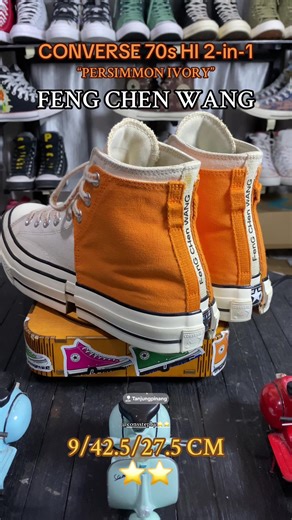 Feng Chen Wang Converse 70s HI 2-in-1 Persimmon Ivory