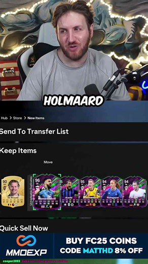 He took the 6x 90+ players pack over shapeshifter Kaka!