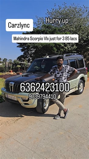 Carz Lync on Instagram: "Carzlync Mahindra Scorpio Vlx 3rd owner Diesel Manual 2011 1.50 lac driven Well maintained Just for 3.85 lacs Vidyaranyapura bangalore sambharam College"