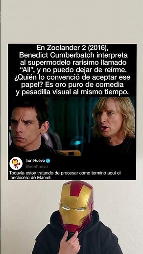 En Zoolander 2 (2016), el cameo más divertido de Benedict Cumberbatch 😂