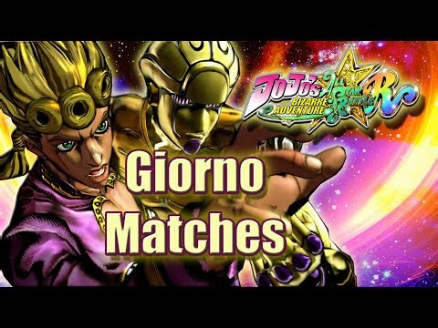 Jojos Bizarre Adventure All Star Battle R : Giorno Giovanna Wryyy Matches
