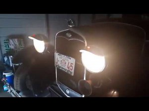 1931 Ford Model A headlights now working for first time in 40 years
