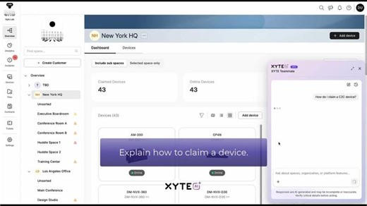 Xyte AI Teammate | Help with the Platform (Claim Devices Search Documentation) | Julie Zuckerman