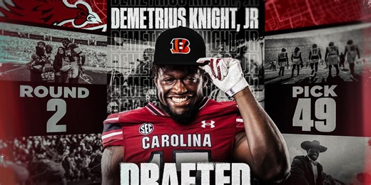 Demetrius Knight Jr. Selected by Cincinnati in the Second Round of the NFL Draft