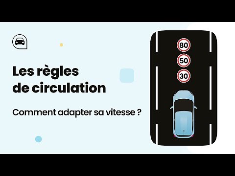 LES RÈGLES DE CIRCULATION - COMMENT ADAPTER SA VITESSE ? - CODE DE LA ROUTE