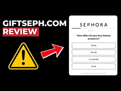Giftseph.com Review – Is $750 Sephora gift card Legit Or Scam?
