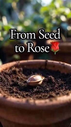 From Seed to Rose 🌱🌹 Amazing Plant Growth Time-Lapse #shorts